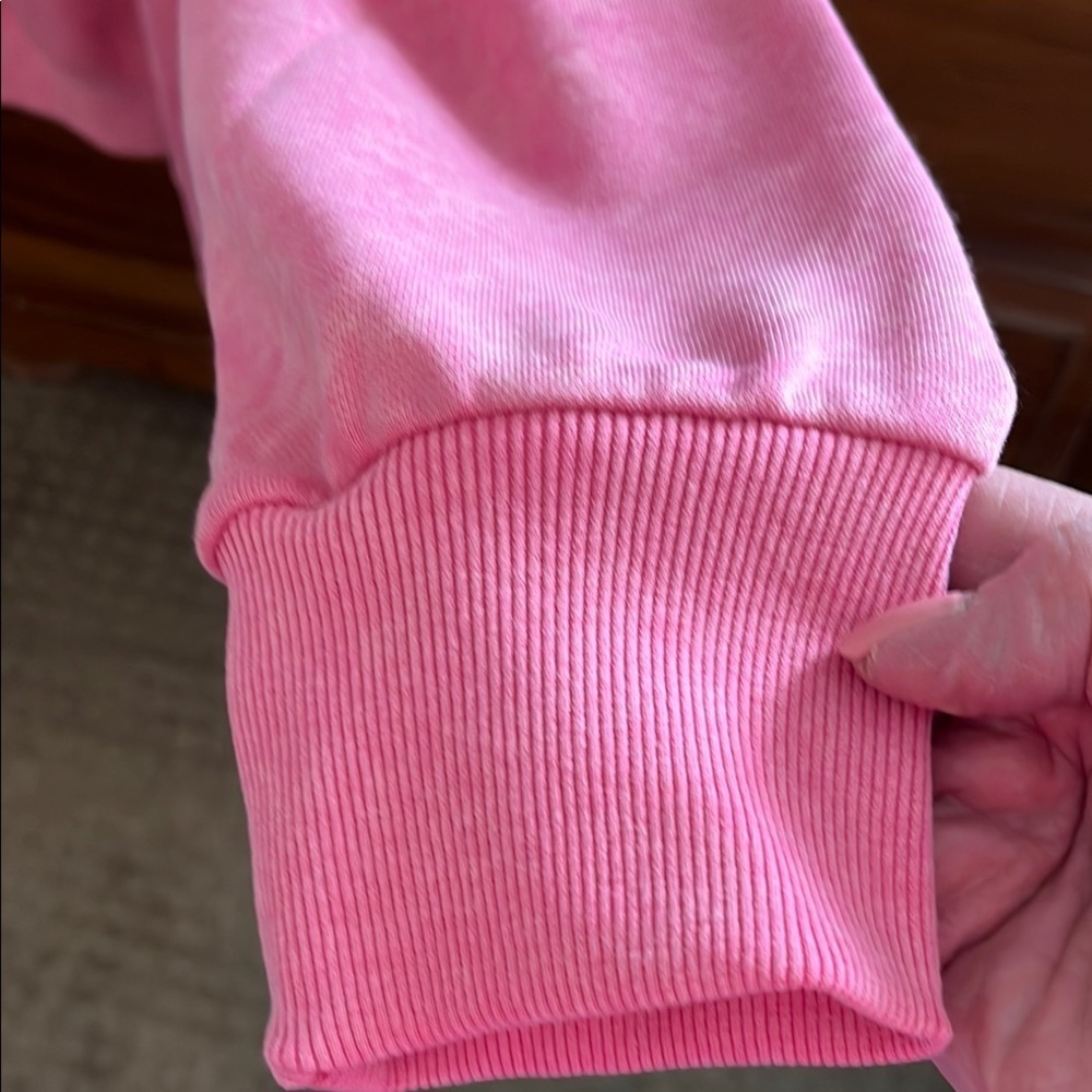 Pink Relaxed Fit Crewneck Sweatshirt Size Large - Picture 2 of 8